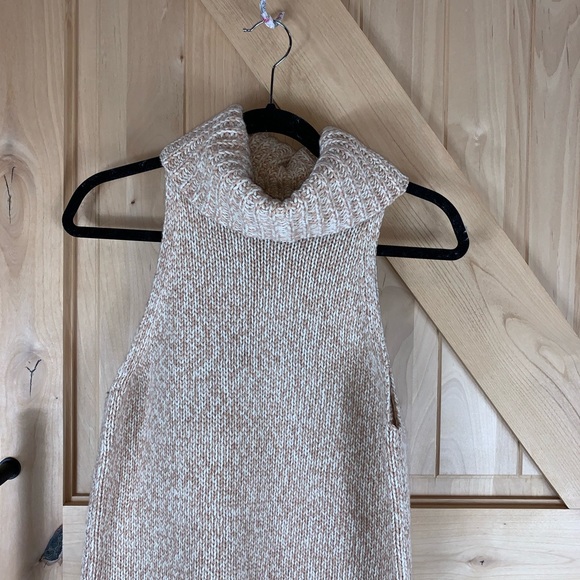 Madewell Marled Sleeveless Turtleneck Sweater - Picture 2 of 4